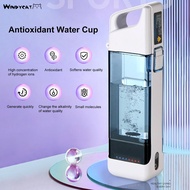WINDYCAT Hydrogen Rich Water Cup Hydrogen &amp; Oxygen Separation Leak-proof Transparent Glass Water Bottle Portable Outdoor Sports Kettle for Travel Camping Hiking