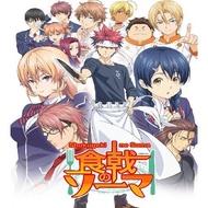 Anime Shokugeki No Soma / Food Wars season 1, 2, 3, 4 and 5