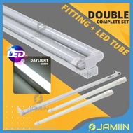 [FULL SET] DOUBLE 4FT T8 Led Tube Light LED Set Lampu Panjang LED Ceiling Light Led Tube With Casing