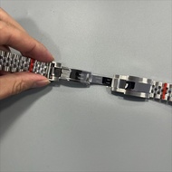 904L Strap For 20mm Rolex Daytona Submarine Watchstrap Silver 40mm SUB GMT Bracelet Stainless steel 