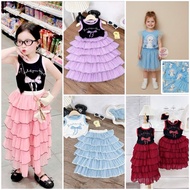 12mos-10Y Tutu Skirt + blouse girl set JLCLICKCART