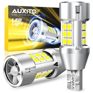 AUXITO ไม่มีข้อผิดพลาดแคนบัสแคน W16W T15 2ชิ้นสำรองไฟไฟถอยหลัง LED W16W 921 912