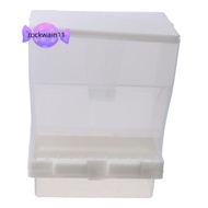 ROCKWAIN11 No-Mess Bird Feeder, Plastic Transparent Parrot Automatic Spill Food Box, Easy To Use and