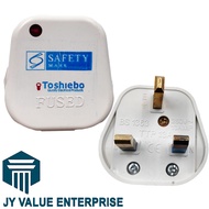 13A Fused 3 Pin Plug Top Heavy Duty Bakelite