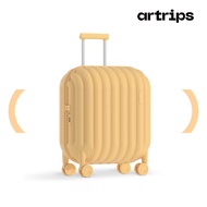 กระเป๋าเดินทาง Artrips Bread ขนาด 20/24/28 นิ้ว กระเป๋าเดินทางแบบล็อครหัสผ่าน ล้อแบบหมุนได้ กระเป๋าเ