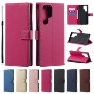 Wallet Casing Phone For Samsung Galaxy S23+ S23 Ultra S22+ / S22 Plus S22 Ultra Flip Leather Case Wallet Sleeve