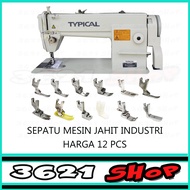 3621 SHOP Sepatu Mesin Jahit Komplit/sepatu mesin jahit murah/sepatu mesin jahit industri 12 Pcs (Industri Highspeed)