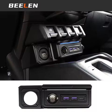 For Suzuki Jimny JB64 Sierra JB74W 2019 2023 Car Charger Power Dual USB Car Charger Adapter and Type