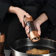 (Expert) Pepper Mill Seed Grinder Pepper Grinder Spice Salt Wood Glass