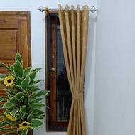 Gorden Jendela Minimalis Gorden Pintu Kamar Gorden Bahan Embos Premium poliester Grade A gorden mura