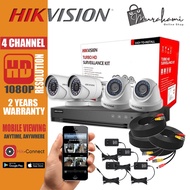 Complete Hikvision Eco+ 2MP CCTV Camera Package