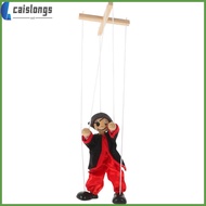 caislongs  Children’s Toys Childrens Pirate Marionette Puppets for Kids Cone Pull Wire Lift The Thread Cloth Wooden Marionettes
