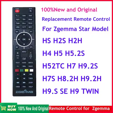 100% Original Remote Control Zgemma H2S H2H H4 H5 H5.2S H82H H7S H9.2S H11s H9TWIN H9.2H H9.S SE Sat