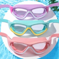 (พร้อมส่ง)จากไทย2191 แว่นตาว่ายน้ำเด็ก กัน UV หลากสี ไร้ฝ้า แว่นเด็ก ปรับกันน้ำได้