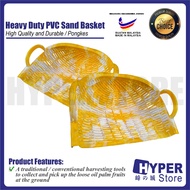 PVC SAND BASKET Plastic Winnowing Scooping Oil Palm Basket Pungkis Pongkes Agricultural Tools Coconu