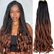 Unionbeauty French Braiding Hair 22 Inch 8 Packs Pre Stretched Braiding Hair EZ Braids Crochet Hair