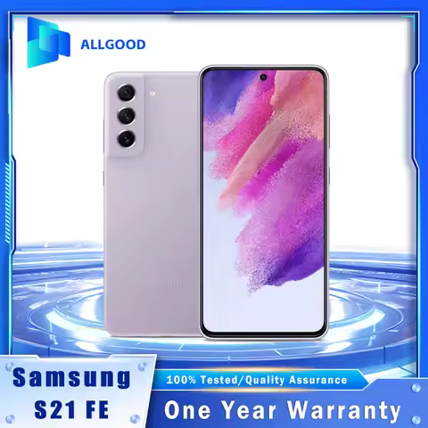 Original Samsung Galaxy S21 FE 5G G990U1 6.4" 120Hz AMOLED 6GB RAM 128GB ROM Snapdragon 888 Triple C