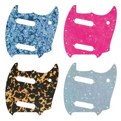 Xinyue Custom Parts Replacement - For US Fender American Performer Mustang Guitar Pickguard Multicol