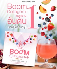 Boom Collagen Plus☆บูมคอลลาเจนพัลส☆Collagen DipeptideและTripeptide☆สารสกัดสำคัญมากถึง36ชนิด☆บรรจุ14ซอง×10กรัม