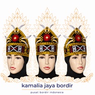Embroidered headband, crown decoration, carnival costume, traditional dance costume, typical dayak m