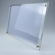 A4 Photo A4 Cross-Border Bracket Acrylic Card Frame Frameless Display Stand Foreign Trade Size Certi