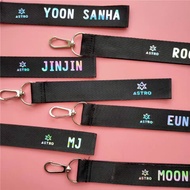 Astro Cha Eunwoo Name Tag Name Strip Keyring Keychain Kpop Idol Merchandise