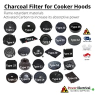 Universal Carbon Charcoal Filter for Kitchen Cooker Hood Charcoal Filter Mayer TURBO TECNO BOSCH TEK