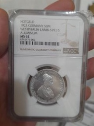 德國1923年50M西法利亞鋁幣