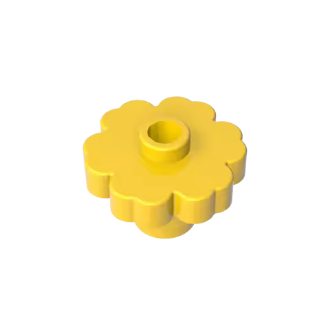 Gobricks GDS-1435 Plant Flower 2x2 Rounded Open Stud Compatible with lego 4728, Children's DIY Build