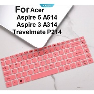 14" Silicone Laptop Keyboard Cover Slim Leather Case for Acer Aspire 5 A514 Aspire 3 A314 Travelmate P214 Swift5 Sf515 Waterproof [CAN]