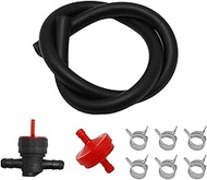 1/4 Fuel Line Hose Kit Fuel Shut-Off Valve Compatible with Briggs & Stratton 283207 493960 494768 69