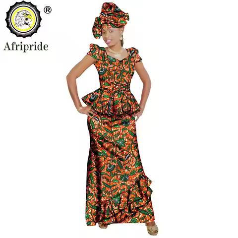 African Women Dresses Skirts Suits Ankara Apparel Wax Dashiki Outfits Print Shirts Ankara Skirts and