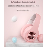 Macaron Inpods Bomm Boom Portable Wireless Bluetooth headphones HIFI true stereo sound support TF ca