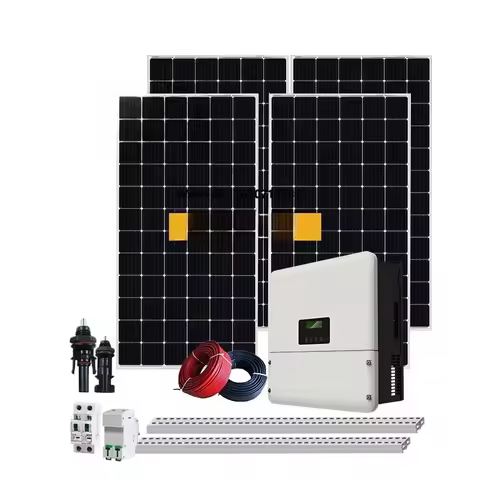 Solar Panel System on Grid 4kw 5kw 6kw 8kw Solar Panels Kit Set Solar Energy System Complete Photovo