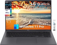 LG Gram 16 Lightweight Business Laptop 2024, 16" WUXGA IPS Touchscreen, Intel Evo i7-1360P(12-Core),