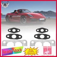 sunnyhousess Turbo Gasket Set  Mounting Kit Easy Installation 2 Pcs Metal Alloy Paper Turbocharger f