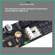 CRE M 2 to PCIE 4X Power Card PCIE Expansion Card M 2 to PCIe Adapter