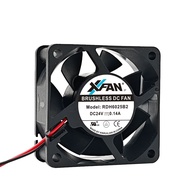 Xinruilian XFAN RDH6025B2 24V 0.14 A 6CM6025 Inverter Cooling Fan