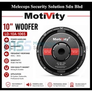 MOTIVITY LD-10A-1065 10'' 300W Woofer Speaker 8ohm (1 pc)