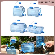 [SunnimixMY] Camping Water Container Water Storage Jug Drink Dispenser with Handle Water