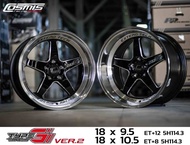 ล้อแม็กใหม่ ขอบ18 -  COSMIS รุ่น TYPE G VER.2 - สีเงิน - ขอบ18 x 9.5 x 10.5 x 5รู114.3 ET12/8 - ส่งฟรี Kerry Express - กรุณาสอบถามสต็อกก่อนกดสั่งซื้อ