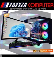 PC RAKITAN GAMING RYZEN 5 5500 | RX 580 8GB | RAM 32GB | SSD NVME 500GB | FULLSET