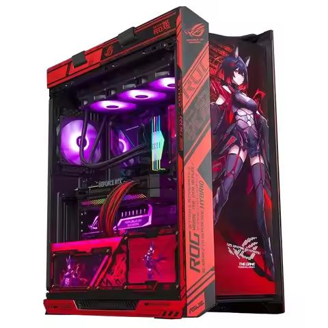 Player Country GX601 Helios UV printing light, panel full tower side DIY transparent chassis