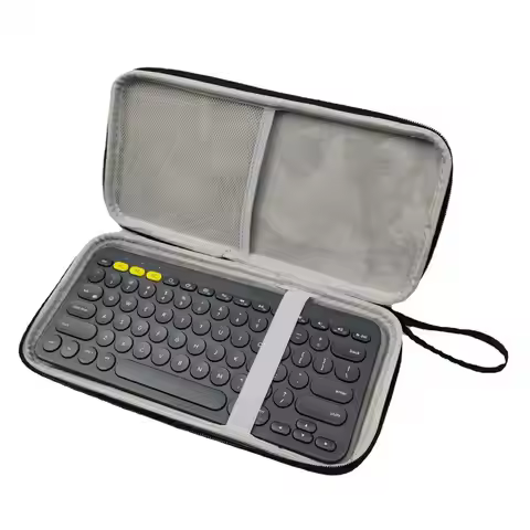 Portable Keyboard Carrying Case Keyboard Storage Bag for Logitech K380 Shockproof Dustproof Carrying