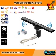 Rotatable Rotating Rotate Outdoor Digital Antenna Ariel Tv UHF Hdtv Watch Dttv 10 meter