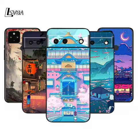 Art Pixel Aesthetic For Google Pixel 7 6 5 5A 4 4A XL Pro Coque For LG Q60 V60 V50 V50S V40 V35 V30 