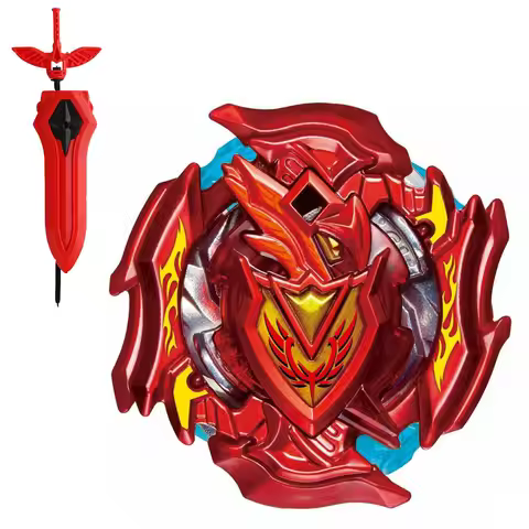 B-X TOUPIE BURST BEYBLADE terkuat Burst B-132 04 Z Achilles 13Turn Blow Sword launcher
