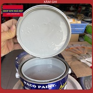 3KG Sơn dầu sơn 7 chú lùn màu Xám Trắng cao cấp cho tủ kệ cửa gỗ cửa sổ cầu thang cửa sắt cao cấp