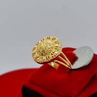 Emas916, Cincin Sun Flower Matahari Bunga 1.9 cm Pd 1686 P N SoldOut