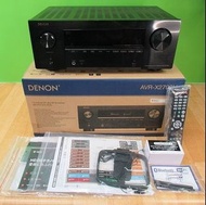 超美品 DENON 7.2ch AV 環繞劇院擴大機 接收器 AVR-X2700H 2022年日本製造 日本天龍